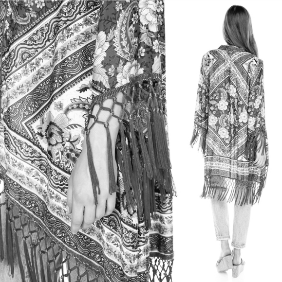 New arnhem azalea kimono robe turquoise XS/S BNWT - Picture 9 of 16